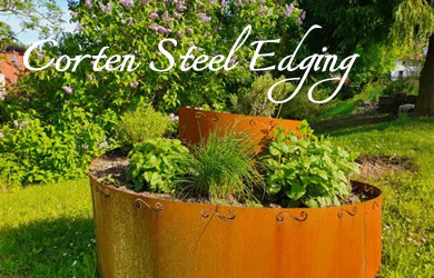 corten steel edging